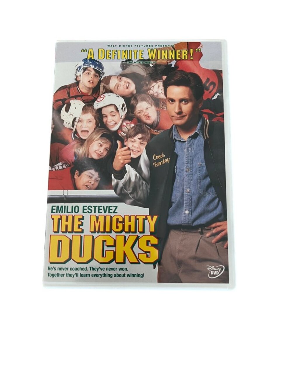 The Mighty Ducks 1992 Movie DVD Family Comedy Emilio Estevez Hockey